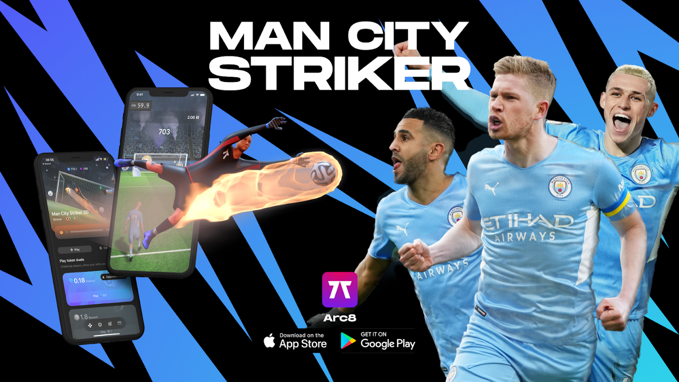 Nouveau jeu sur Arc8 : Man City Football